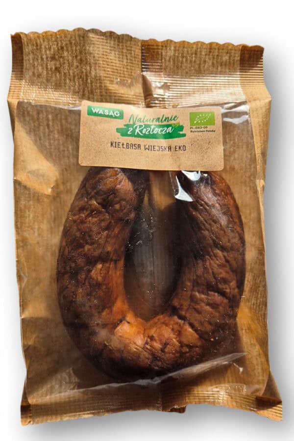 KIEŁBASA WIEJSKA BIO 200 g - WASĄG (NA ZAMÓWIENIE) (1 szt.)