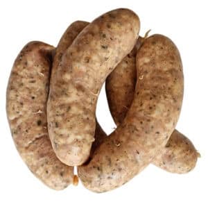 KIEŁBASA GRILLOWA Z MAJERANKIEM BIO 450 g - WASĄG (NA ZAMÓWIENIE) (1 szt.)