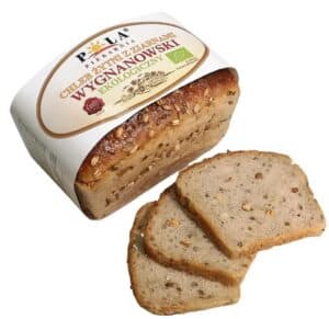 CHLEB ŻYTNI WYGNANOWSKI Z ZIARNAMI BIO 350 g - POLA (NA ZAMÓWIENIE) (1 szt.)
