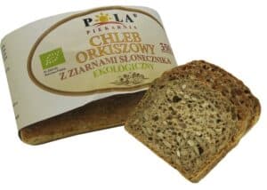 CHLEB ORKISZOWY Z ZIARNAMI SŁONECZNIKA BIO 350 g - POLA (NA ZAMÓWIENIE) (1 szt.)