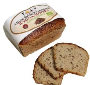 CHLEB ŻYTNI WYGNANOWSKI Z KMINKIEM BIO 350 g - POLA (NA ZAMÓWIENIE) (1 szt.)