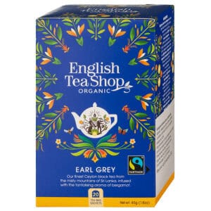 HERBATA CZARNA EARL GREY FAIR TRADE BIO (20 x 2,25 g) 45 g - ENGLISH TEA SHOP ORGANIC (1 szt.)