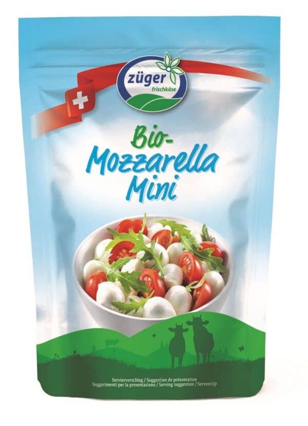 MOZZARELLA MINI BIO 300 g (150 g) - ZUGER (2 szt.)