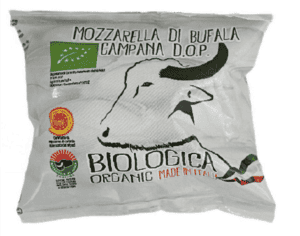 MOZZARELLA DI BUFALA (Z MLEKA BAWOLEGO) KULKA BIO 250 g (125 g) - BIOLOGICA (2 szt.)