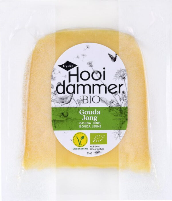 SER GOUDA YOUNG (KRÓTKO DOJRZEWAJĄCY) BIO 200 g - HOOIDAMMER (1 szt.)