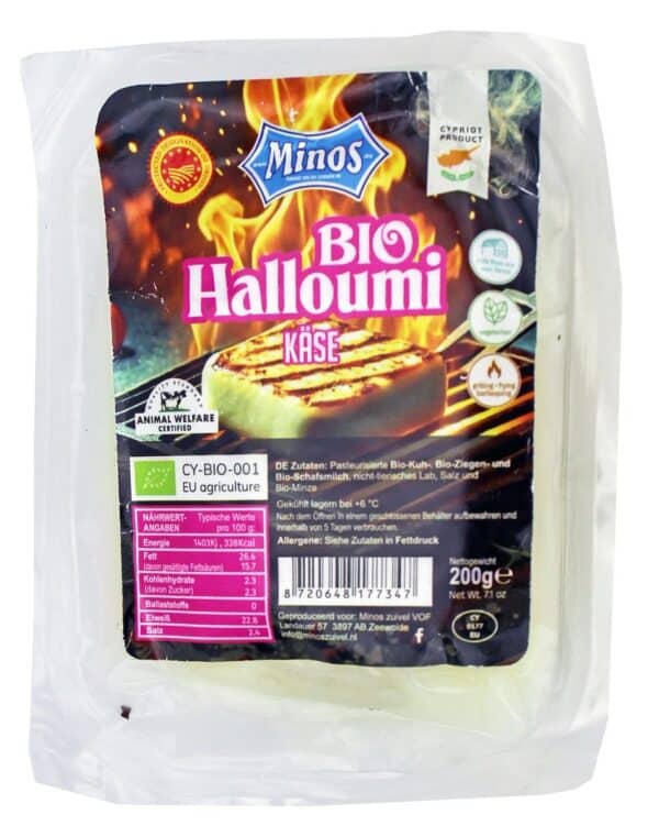 SER HALLOUMI BIO 200 g - MINOS (1 szt.)