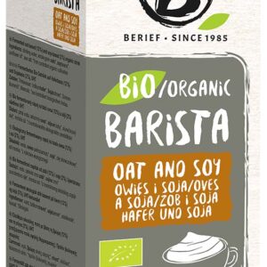 NAPÓJ OWSIANO - SOJOWY BARISTA BEZ DODATKU CUKRÓW BIO 1 L - BERIEF (1 szt.)