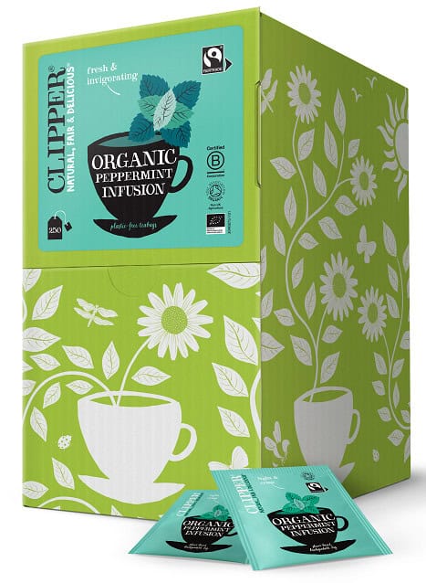 HERBATKA Z MIĘTY PIEPRZOWEJ FAIR TRADE BIO (250 x 1,5 g) 375 g - CLIPPER (1 szt.)