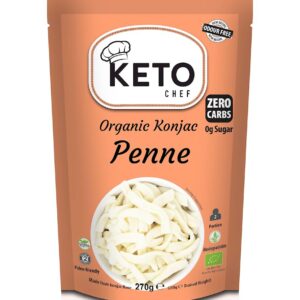 MAKARON (KONJAC) PENNE BEZGLUTENOWY BIO 270 g (200 g) - KETO CHEF (BETTER THAN FOODS) (1 szt.)