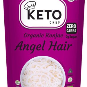 MAKARON (KONJAC) ANGEL HAIR BEZGLUTENOWY BIO 270 g (200 g) - KETO CHEF (BETTER THAN FOODS) (1 szt.)