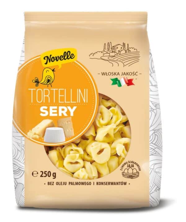 TORTELLINI Z SEREM 250 g - NOVELLE (1 szt.)