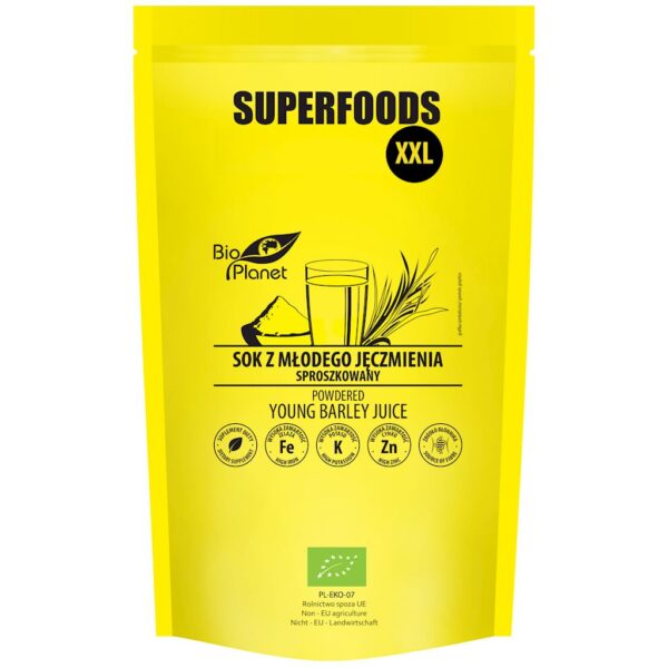 SOK Z MŁODEGO JĘCZMIENIA SPROSZKOWANY BIO 500 g - BIO PLANET (1 szt.)