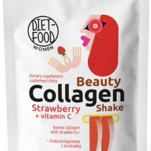 SHAKE KOLAGENOWY Z WITAMINĄ C I TRUSKAWKĄ 200 g - DIET-FOOD (1 szt.)