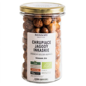 JAGODY INKASKIE LIOFILIZOWANE CHRUPIĄCE BEZGLUTENOWE BIO 100 g - BIOSSOM (1 szt.)