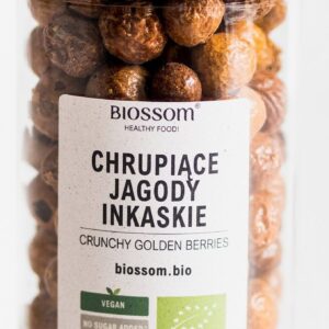 JAGODY INKASKIE LIOFILIZOWANE CHRUPIĄCE BEZGLUTENOWE BIO 100 g - BIOSSOM (1 szt.)