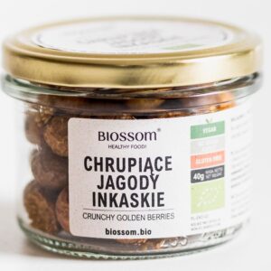JAGODY INKASKIE LIOFILIZOWANE CHRUPIĄCE BEZGLUTENOWE BIO 40 g - BIOSSOM (1 szt.)