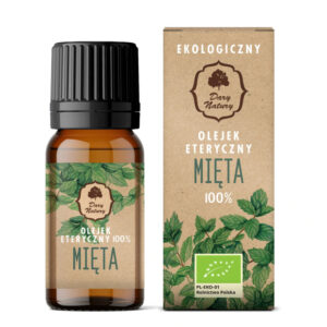 OLEJEK ETERYCZNY MIĘTA PIEPRZOWA BIO 10 ml - DARY NATURY (1 szt.)