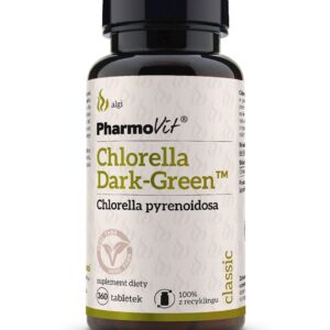 CHLORELLA DARK-GREEN BEZGLUTENOWA 360 TABLETEK - PHARMOVIT (CLASSIC) (1 szt.)