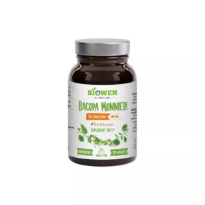 BACOPA MONNIERI EKSTRAKT (300 mg) BEZGLUTENOWY 120 KAPSUŁEK - BIOWEN (1 szt.)