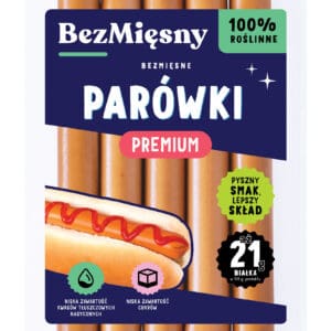 BEZMIĘSNE PARÓWKI PREMIUM 160 g - BEZMIĘSNY (1 szt.)