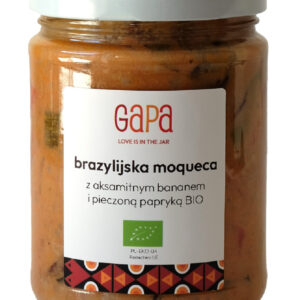 GULASZ WEGAŃSKI Z PIECZONĄ PAPRYKĄ I BANANEM BRAZYLIJSKI BIO 450 g - GAPA (1 szt.)