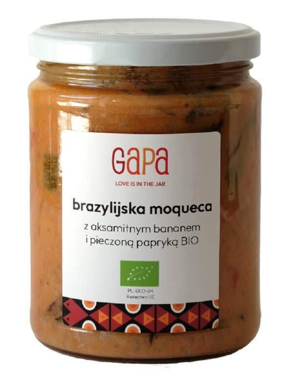 GULASZ WEGAŃSKI Z PIECZONĄ PAPRYKĄ I BANANEM BRAZYLIJSKI BIO 450 g - GAPA (1 szt.)