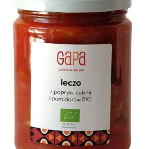 LECZO Z POMIDORÓW, PAPRYKI I CUKINII BIO 450 g - GAPA (1 szt.)