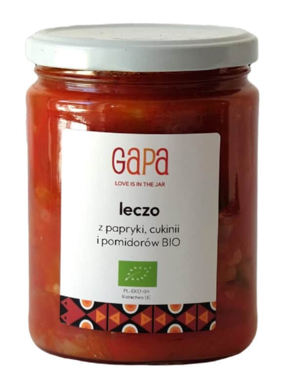 LECZO Z POMIDORÓW, PAPRYKI I CUKINII BIO 450 g - GAPA (1 szt.)
