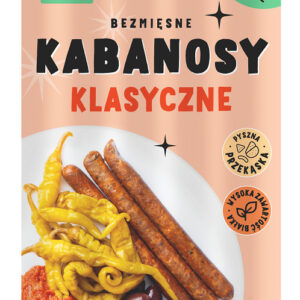 KABANOSY KLASYCZNE ROŚLINNE 160 g - BEZMIĘSNY (1 szt.)