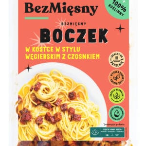 BEZMIĘSNY BOCZEK W KOSTCE W STYLU WĘGIERSKIM Z CZOSNKIEM 100 g - BEZMIĘSNY (1 szt.)