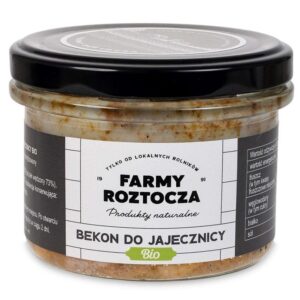 BEKON DO JAJECZNICY BIO 180 g (SŁOIK) - FARMY ROZTOCZA (1 szt.)