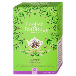 HERBATA ZIELONA Z JAŚMINEM I DZIKIM BZEM BIO (20 x 2 g) 40 g - ENGLISH TEA SHOP ORGANIC (1 szt.)