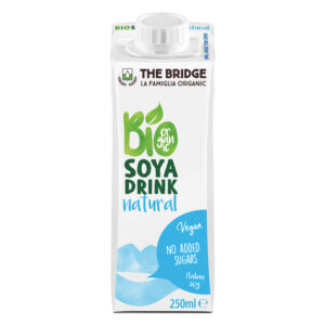 NAPÓJ SOJOWY NATURALNY BEZ DODATKU CUKRÓW BEZGLUTENOWY BIO 250 ml - THE BRIDGE (1 szt.)