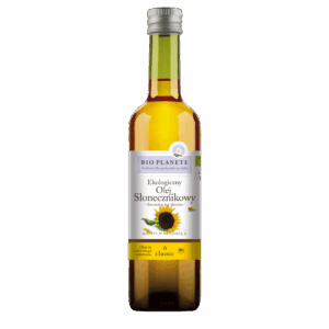 OLEJ SŁONECZNIKOWY TŁOCZONY NA ZIMNO BIO 500 ml - BIO PLANETE (2 szt.)