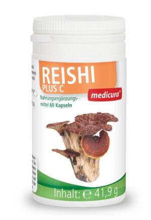 GRZYBY REISHI Z WITAMINĄ C 60 KAPSUŁEK - MEDICURA (1 szt.)