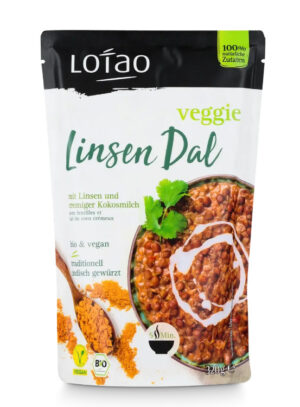 DAL Z SOCZEWICĄ I NAPOJEM KOKOSOWYM WEGAŃSKI BIO 320 g - LOTAO (1 szt.)