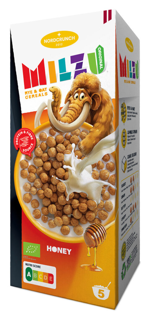 KULKI PROTEINOWE MIODOWE BIO 150 g - NORDCRUNCH (MILZU) (1 szt.)