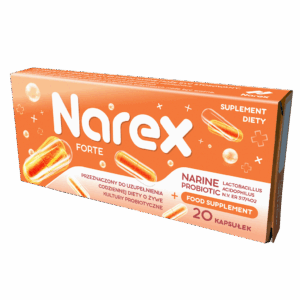 PROBIOTYK NARINE FORTE 20 KAPSUŁEK - NAREX (1 szt.)