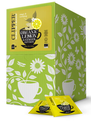 HERBATKA Z IMBIREM I CYTRYNĄ BIO (250 x 2,5 g) 625 g - CLIPPER (1 szt.)