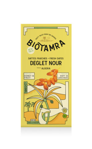 DAKTYLE DEGLET NOUR ŚWIEŻE Z PESTKĄ (NA GAŁĄZKACH) BIO 500 g - BIOTAMRA (1 szt.)