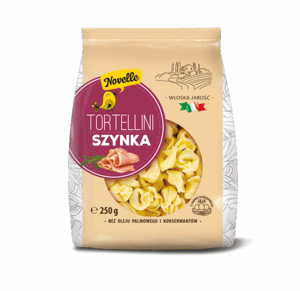TORTELLINI Z SZYNKĄ 250 g - NOVELLE (1 szt.)