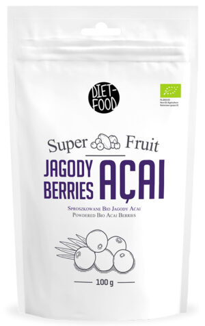 JAGODY ACAI SPROSZKOWANE BIO 100 g - DIET-FOOD (1 szt.)