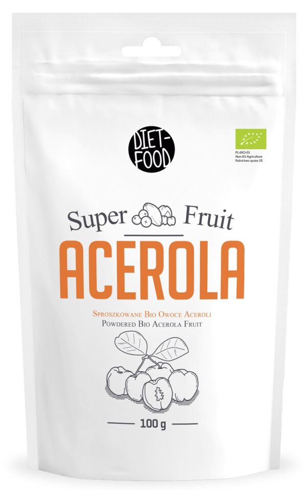 ACEROLA SPROSZKOWANA BIO 100 g - DIET-FOOD (1 szt.)