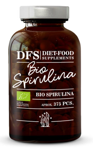 SPIRULINA BIO (400 mg) 375 TABLETEK - DIET-FOOD (1 szt.)