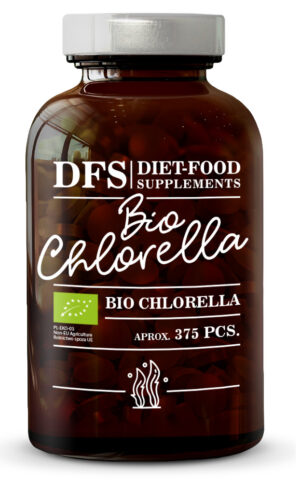 CHLORELLA BIO (400 mg) 375 TABLETEK - DIET-FOOD (1 szt.)