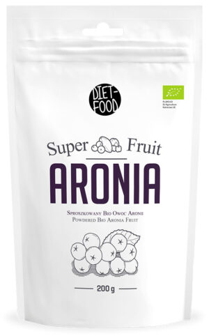 ARONIA SPROSZKOWANA BIO 200 g - DIET-FOOD (1 szt.)