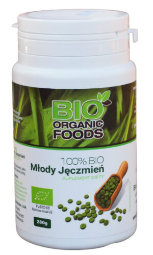 SOK Z MŁODEGO JĘCZMIENIA BIO (500 mg) 560 TABLETEK - BIO ORGANIC FOODS (1 szt.)