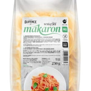 MAKARON WSTĄŻKI NISKOBIAŁKOWY BEZGLUTENOWY 250 g - GLUTENEX (1 szt.)