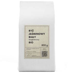 RYŻ JAŚMINOWY BIAŁY BEZGLUTENOWY BIO 800 g - THE PLANET (1 szt.)