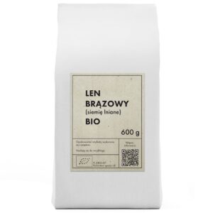 LEN BRĄZOWY (SIEMIĘ LNIANE) BIO 600 g - THE PLANET (1 szt.)